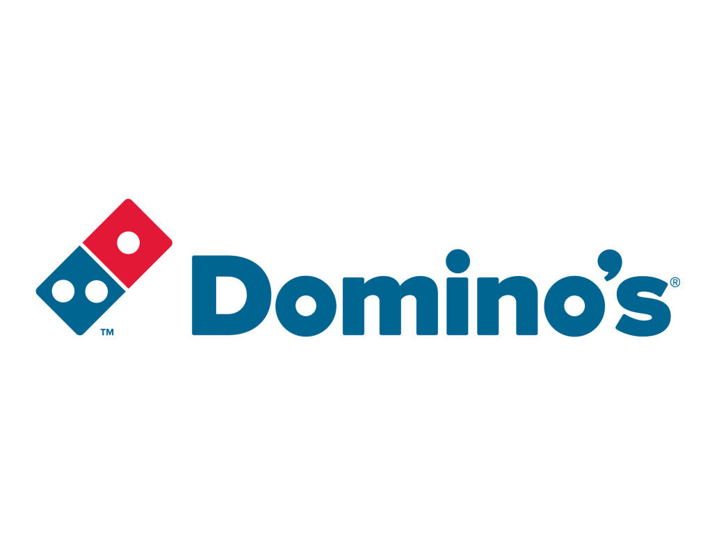Dominos Pizza Logo White Background Background