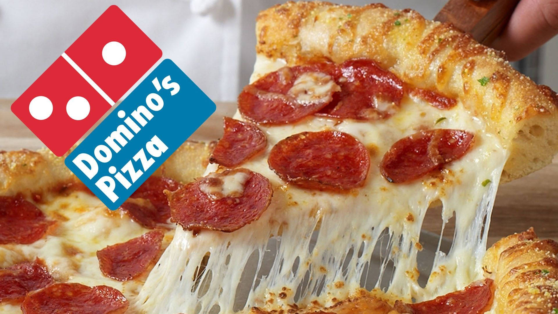 Dominos Pizza Pepperoni Feast Background