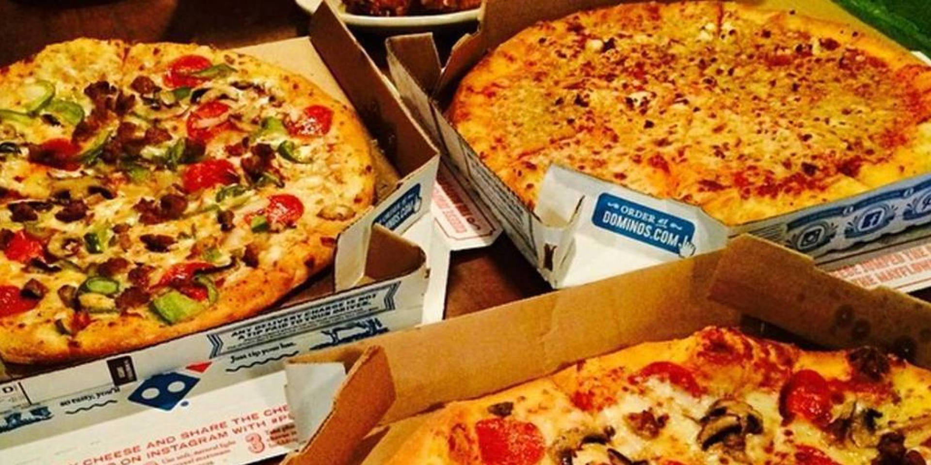 Dominos Pizza Regular Pizza Boxes