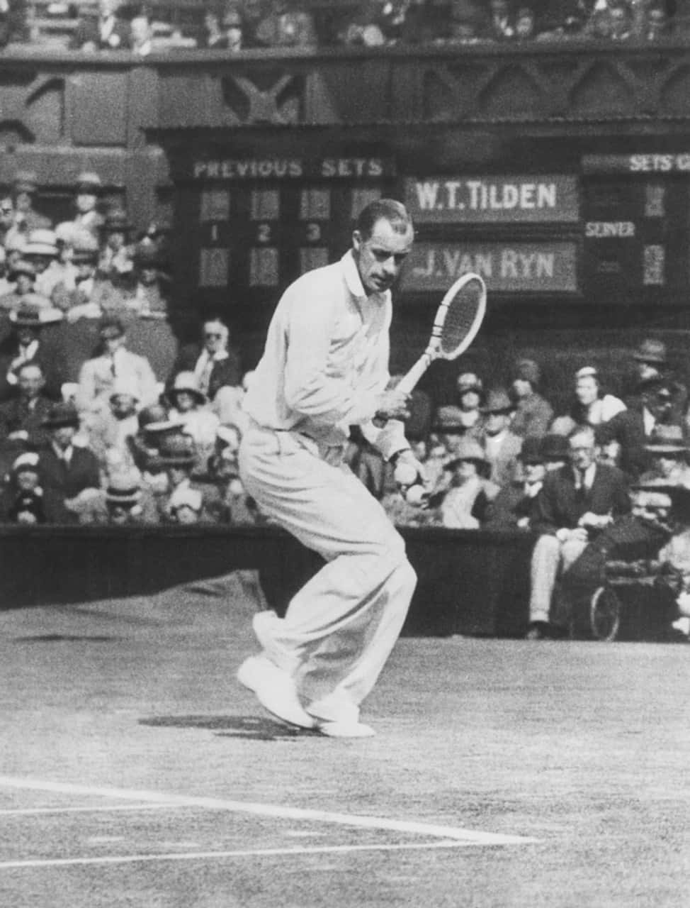 Don Budge Tennis Bill Tilden Background