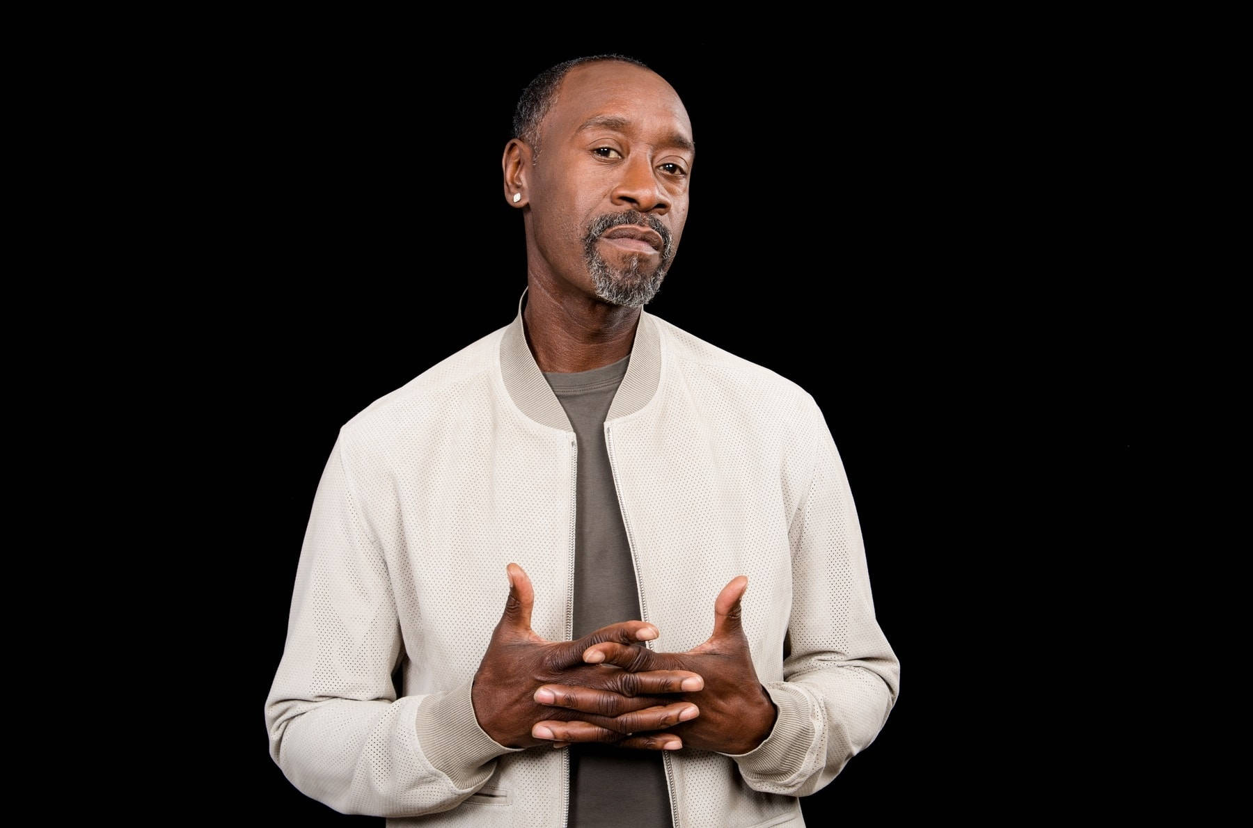 Don Cheadle Folding Hands Background