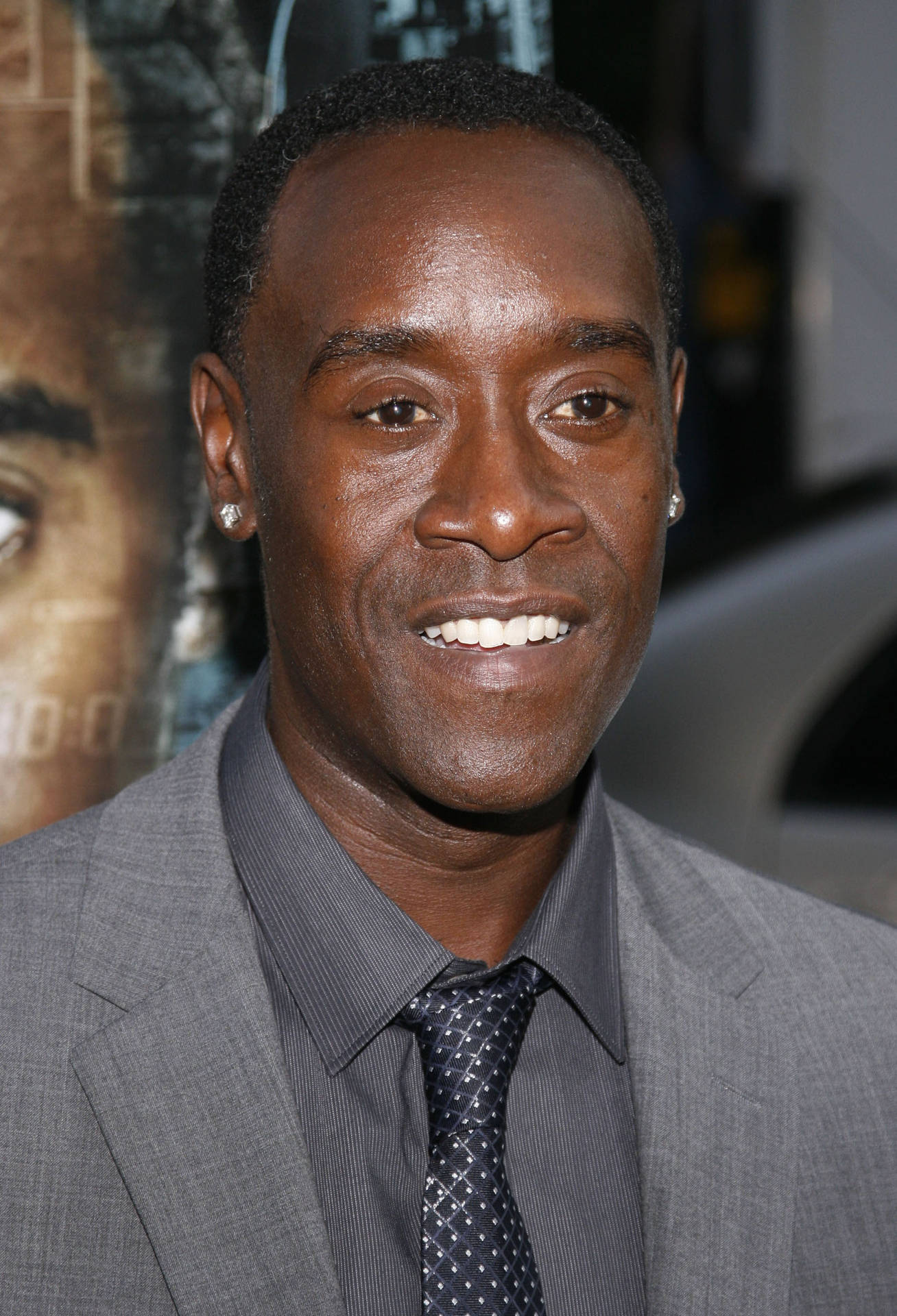 Don Cheadle In Grey Suit