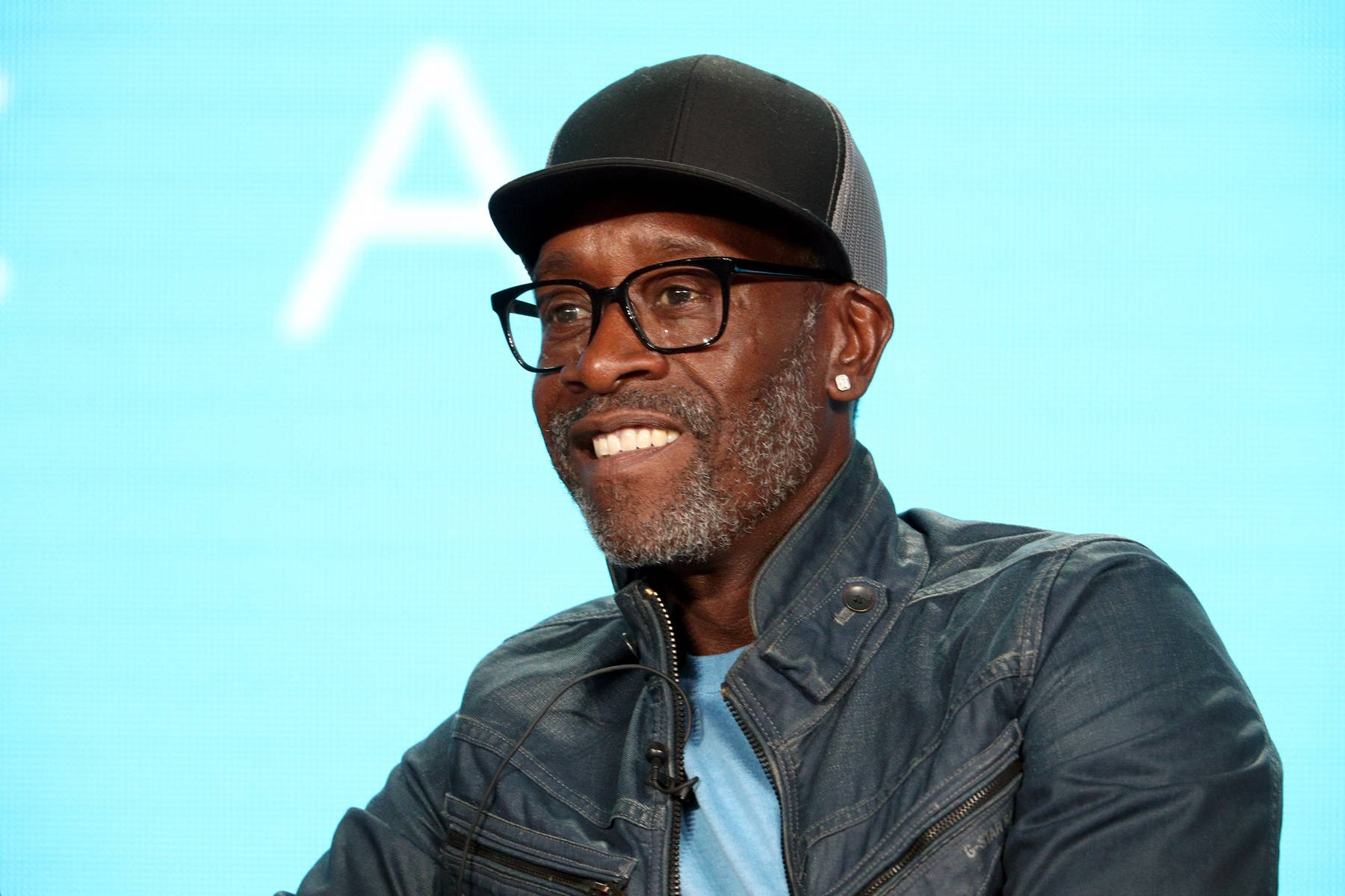 Don Cheadle Wearing Cap