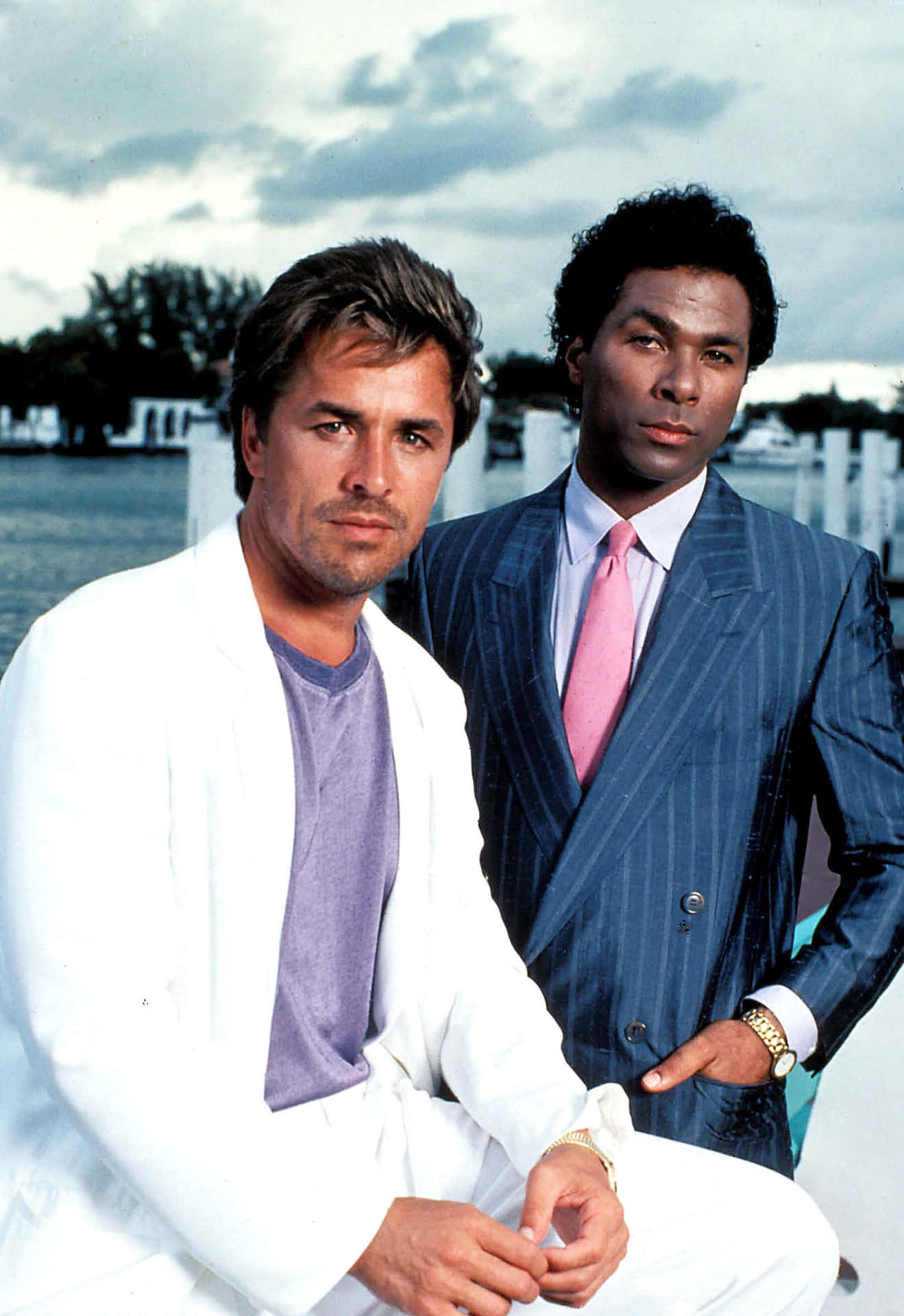 Don Johnson Looks Confident In His Sunglasses Background