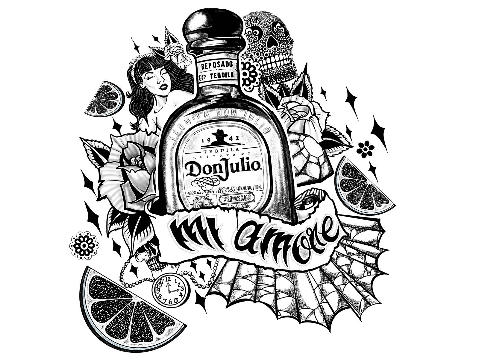 Don Julio Tequila Artwork