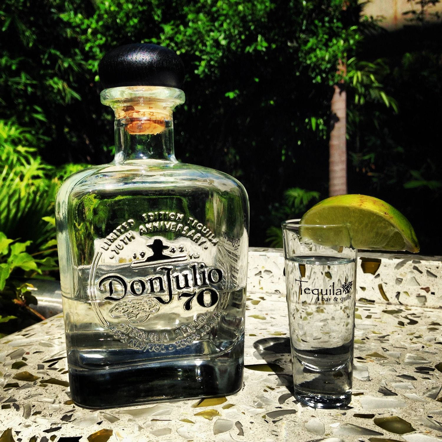 Don Julio Tequila On Ceramic Table