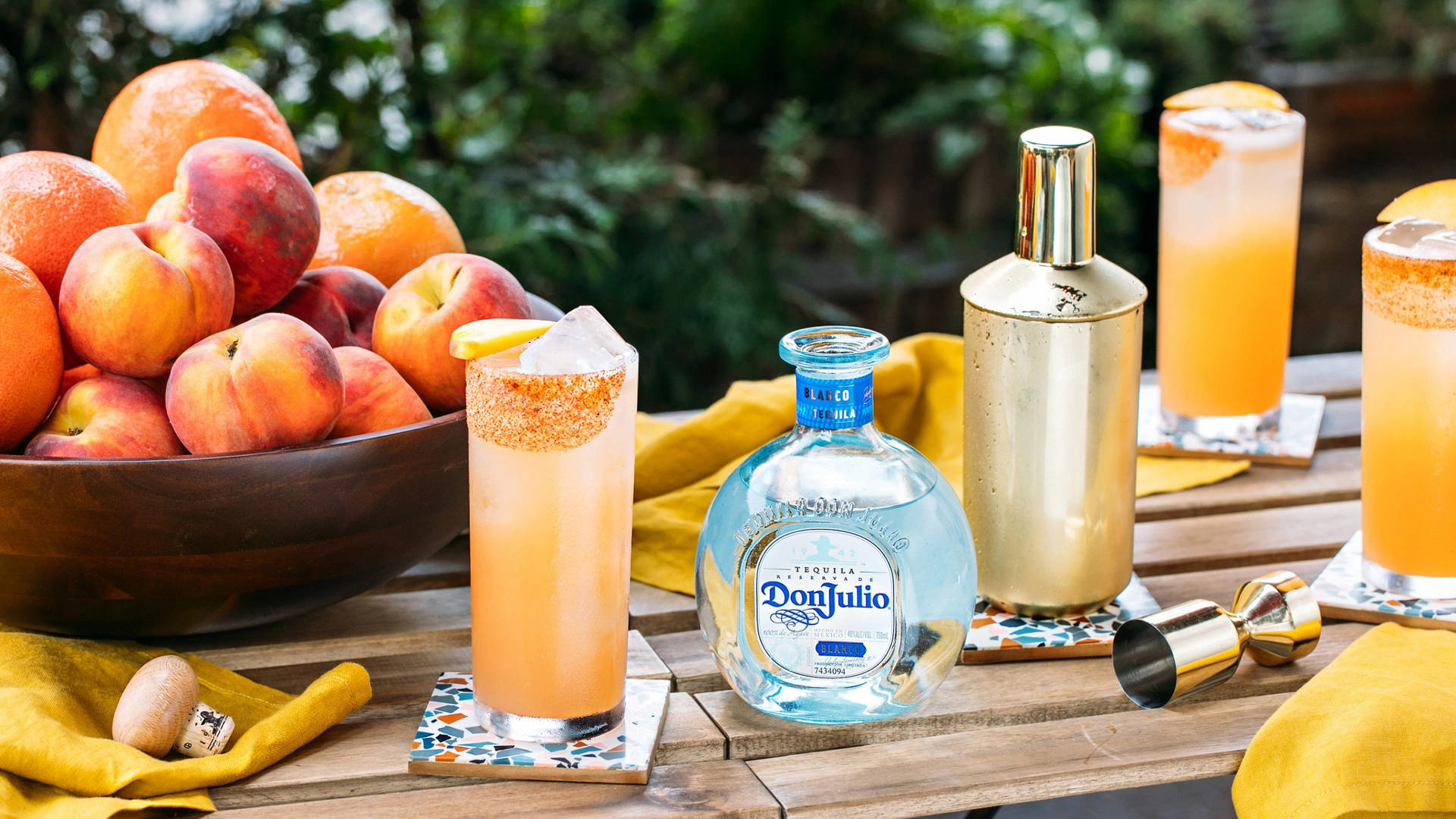 Don Julio Tequila With Fruit Mixture