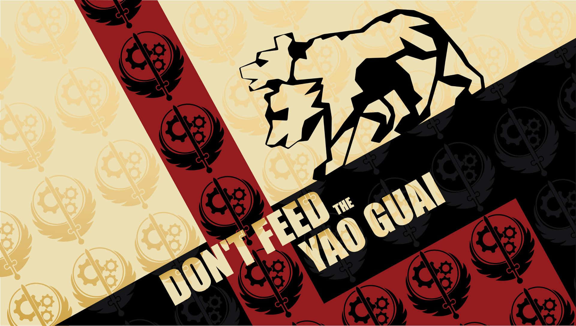 Don't Feed The Vao Guan Poster Background