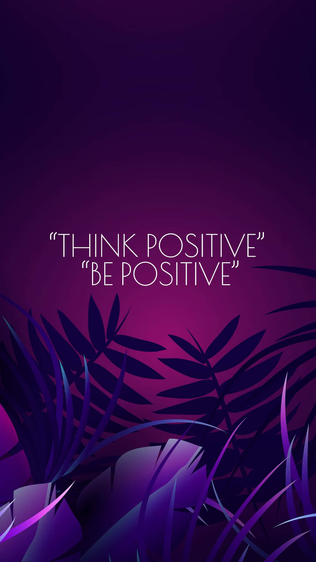 Don't Let Negativity Affect Your Life. Stay Positive! Background