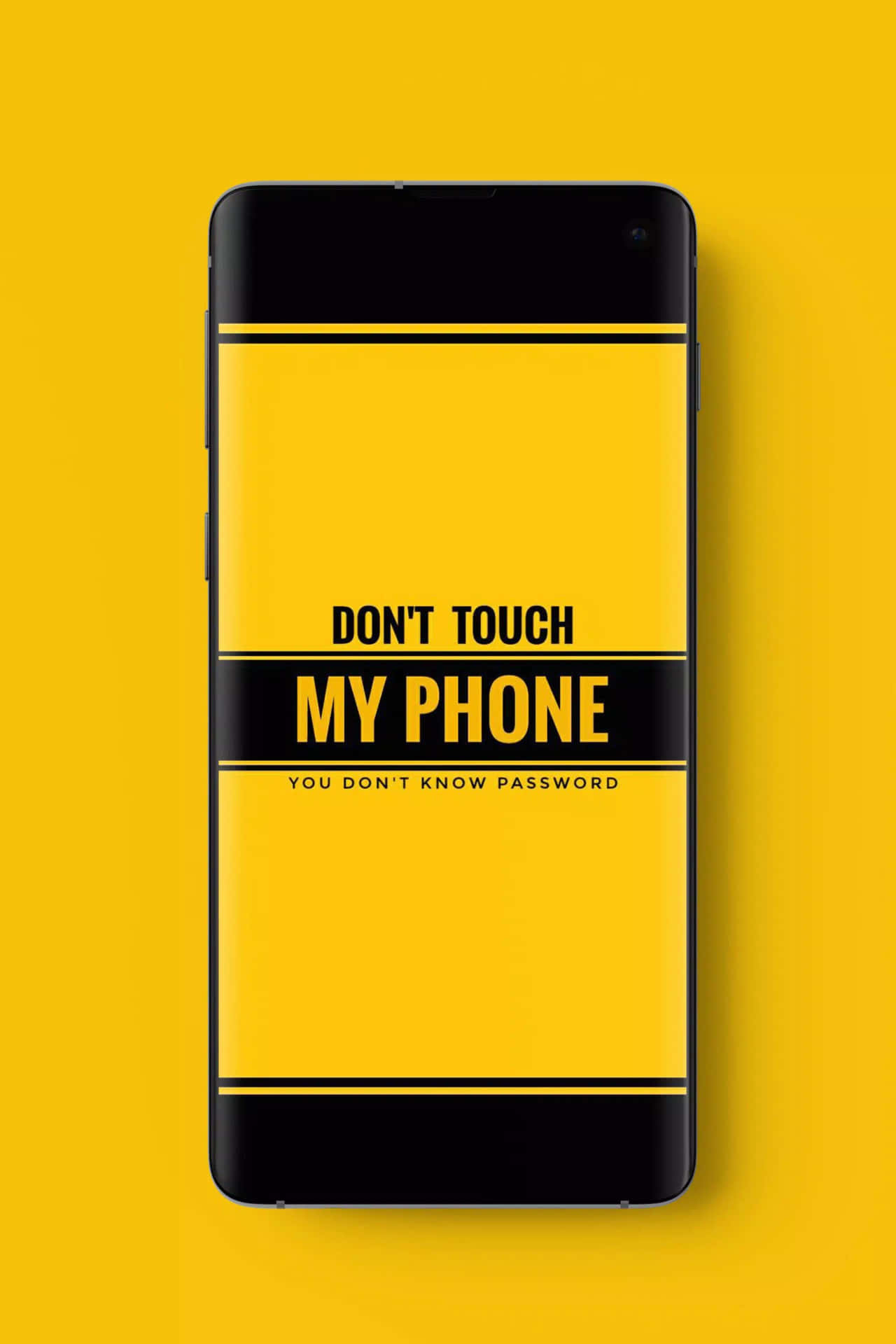Don't Touch My Phone - Psd Mockup Background