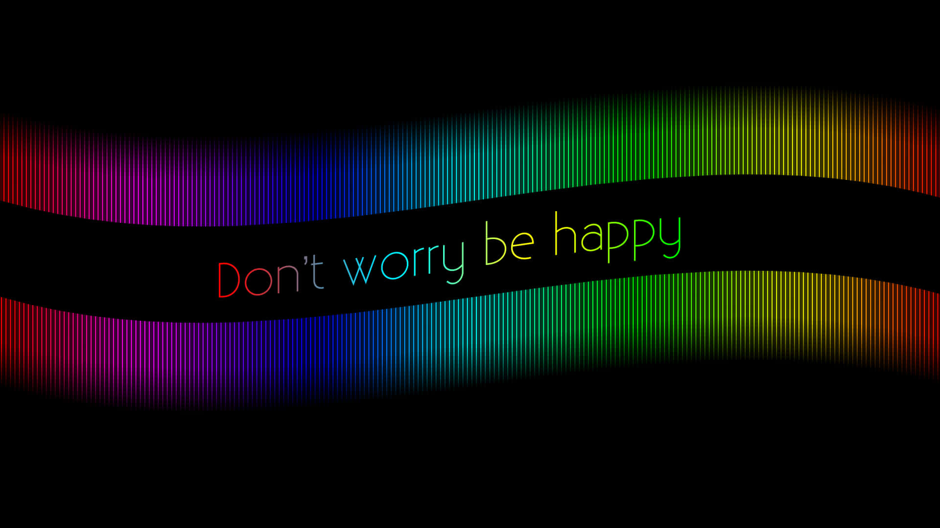Don't Worry Be Happy - Wallpaper Background