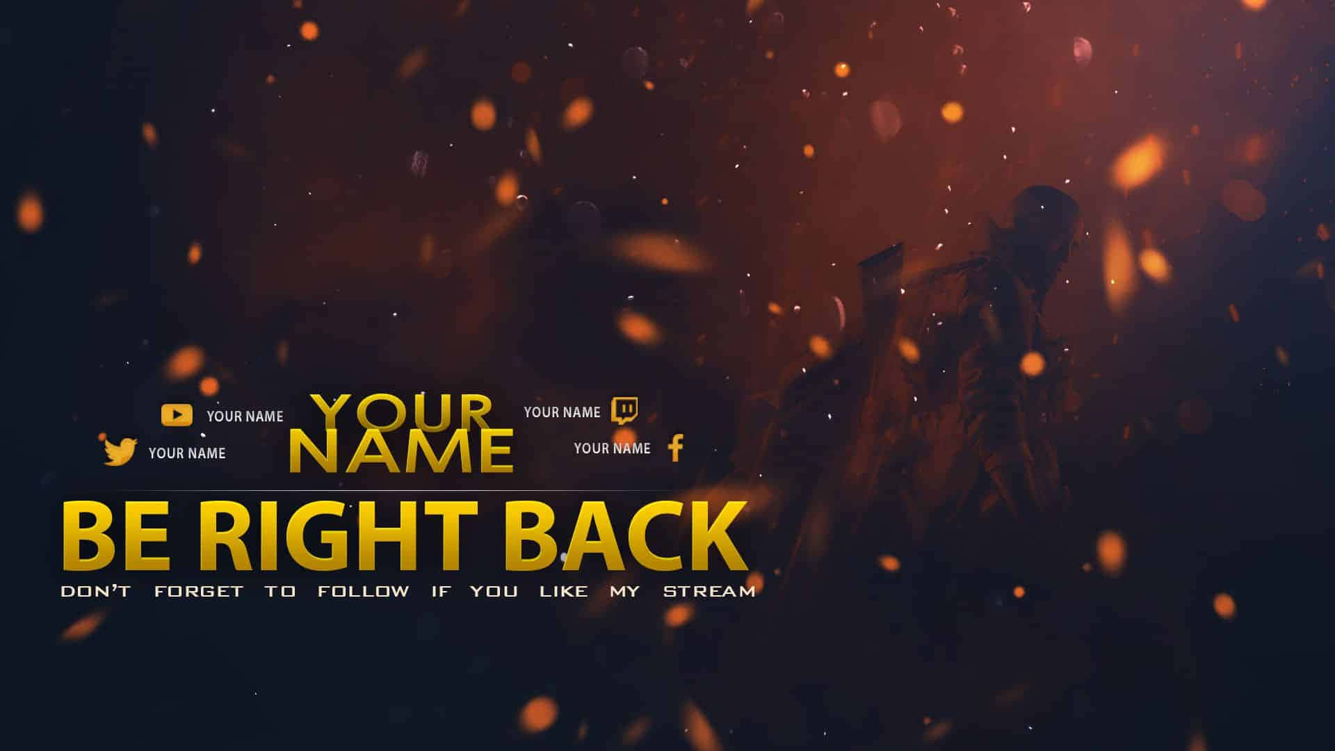 Don't Worry, I'll Be Right Back! Background