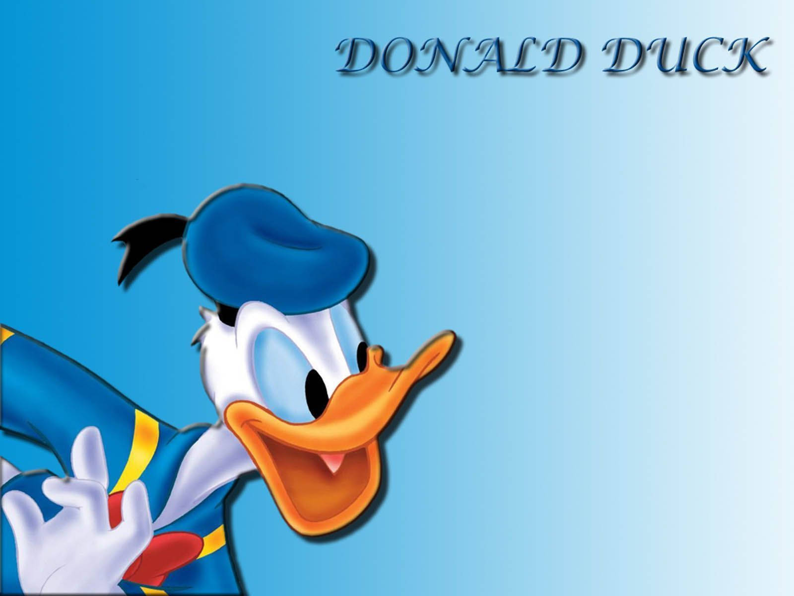 Donald Duck Blue Background