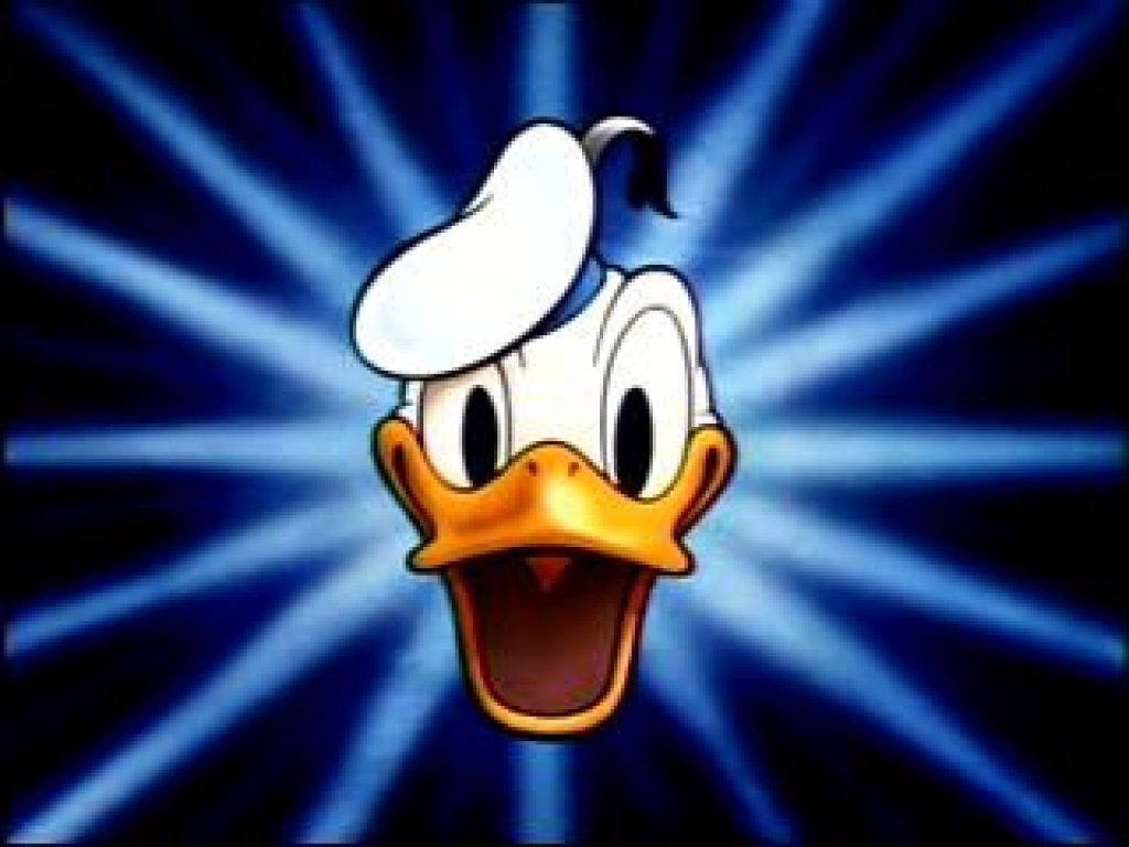 Donald Duck Cartoon Logo