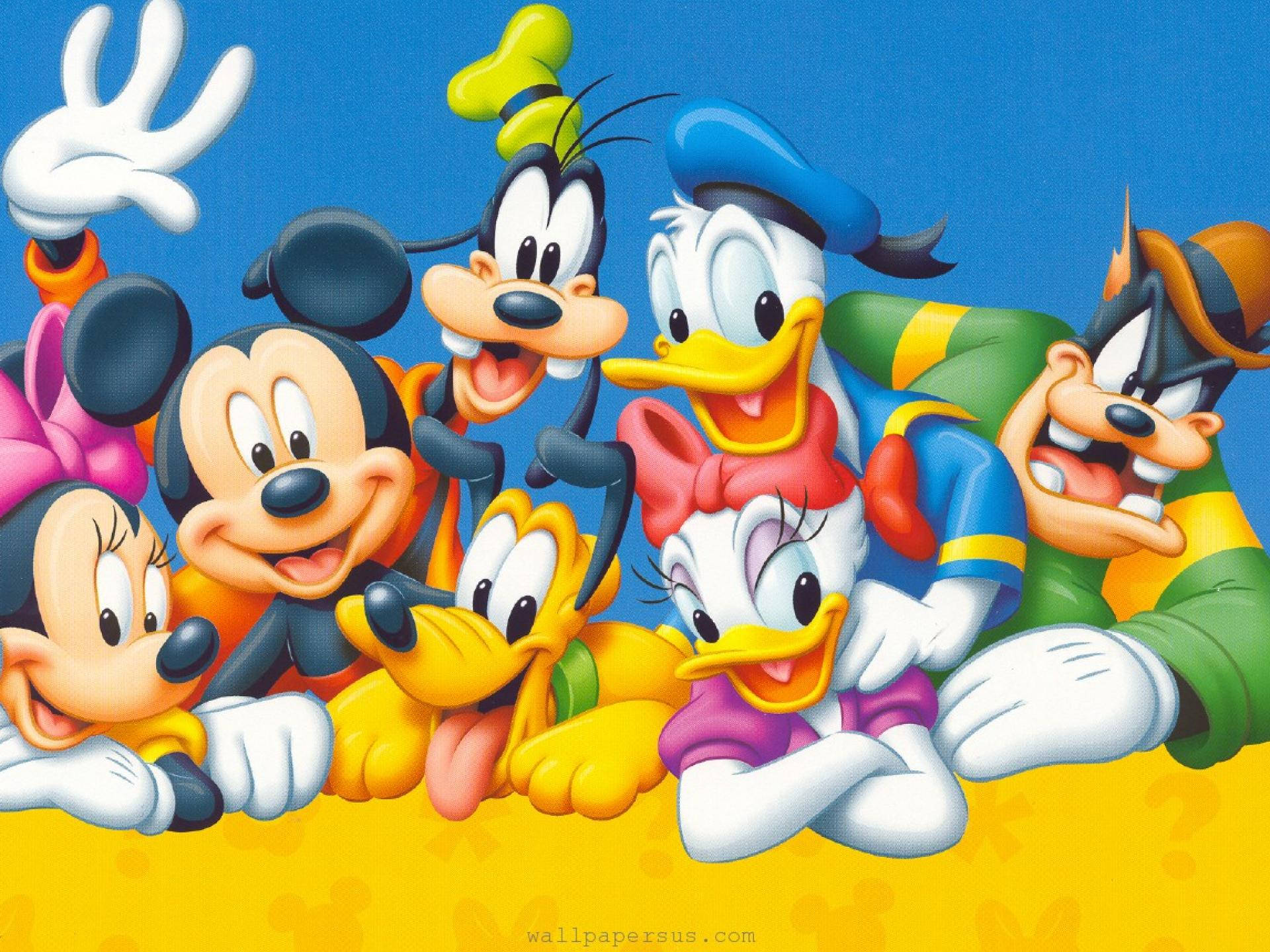 Donald Duck Happy Friends Background