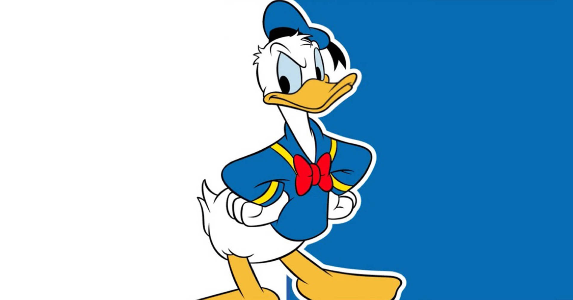 Donald Duck Illustration Background