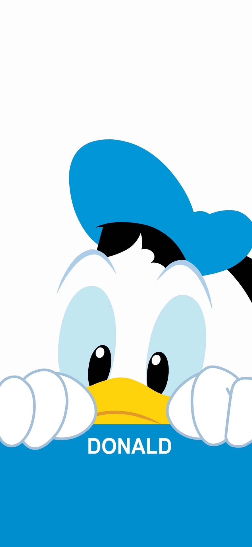 Donald Duck Top Iphone Background