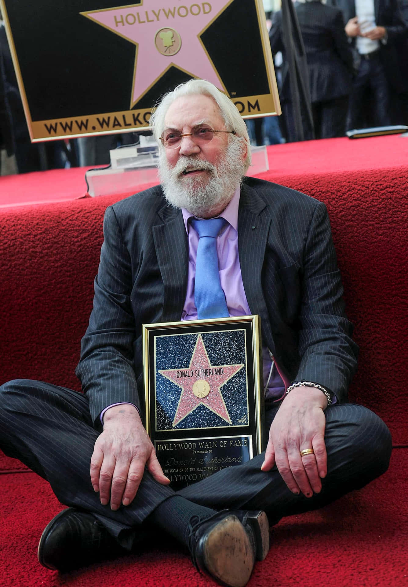 Donald Sutherland Hollywood Walkof Fame Star Background