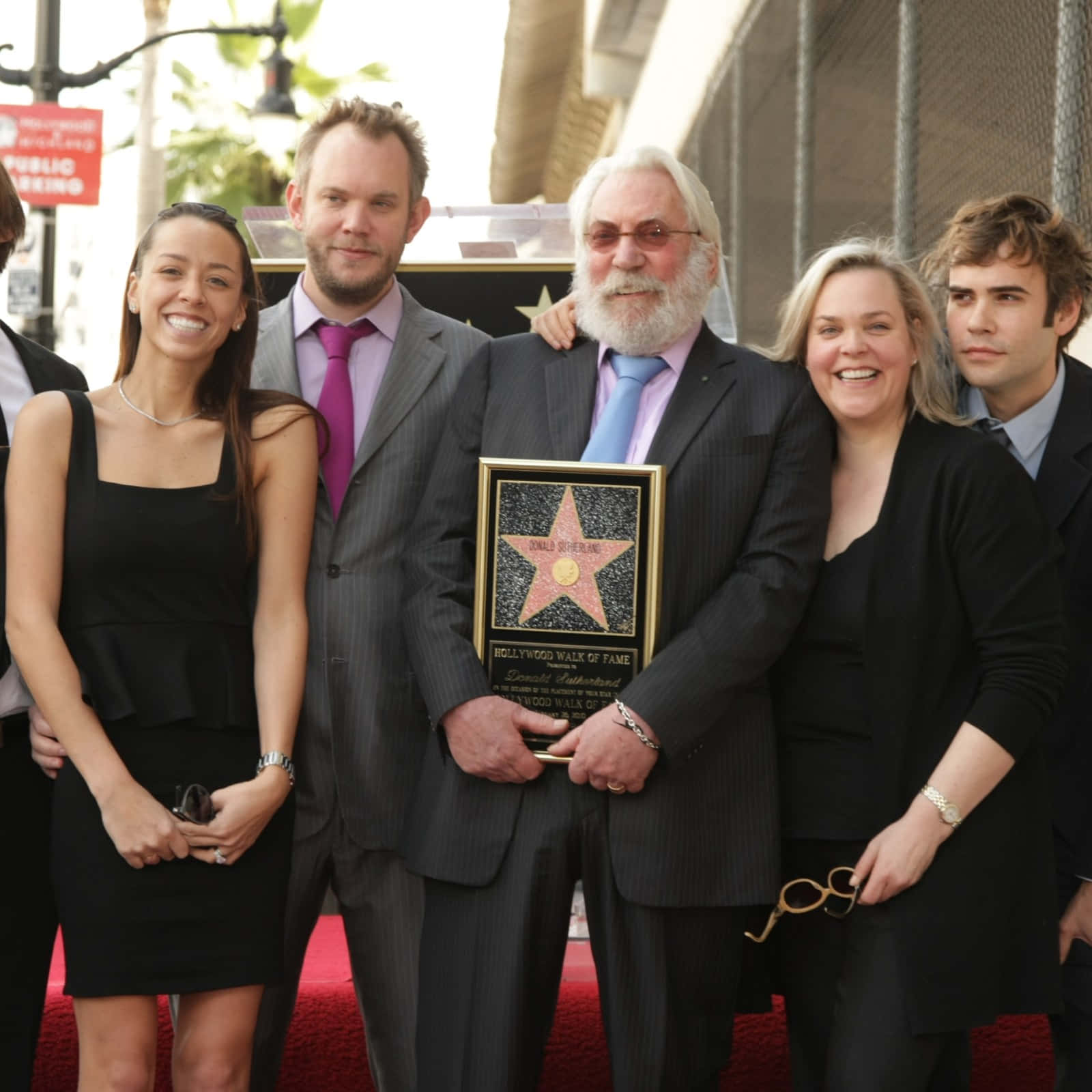 Donald Sutherland Hollywood Walkof Fame Star Ceremony Background