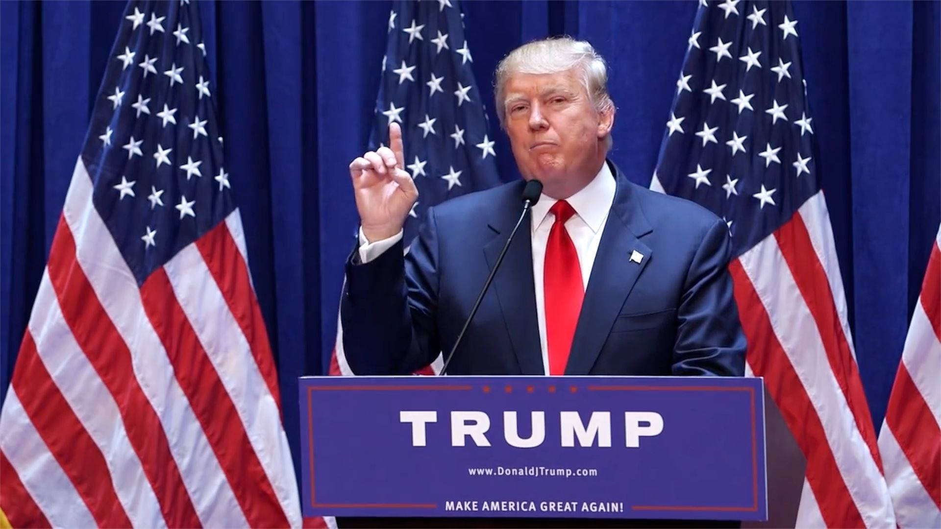 Donald Trump Announcing His 2020 Presidential Bid Background
