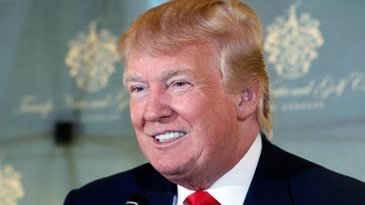 Donald Trump With Kind Smile Background