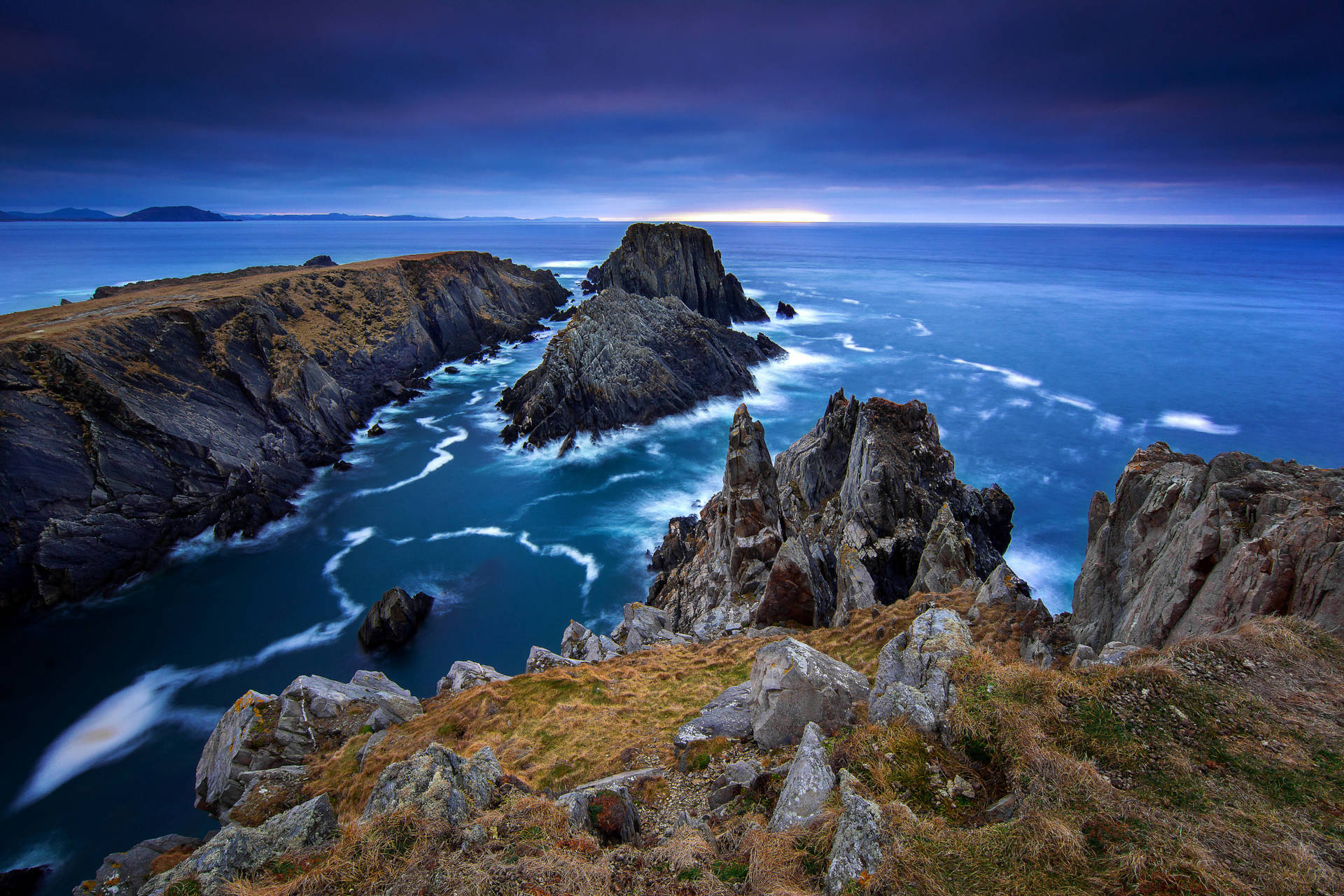 Donegal, Ireland, Sea, Stones Background