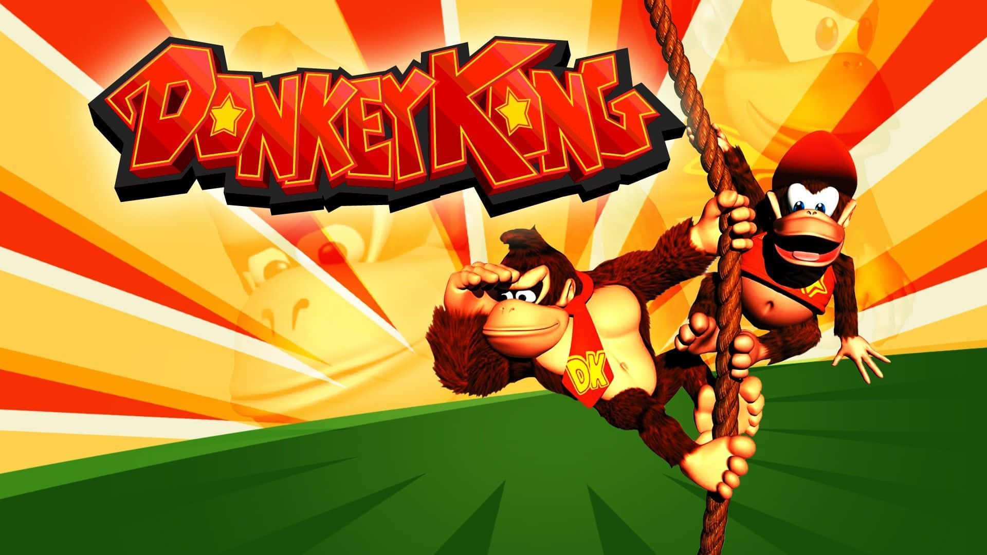 Donkey Kong In Action, Smashing Barrels And Overcoming Obstacles