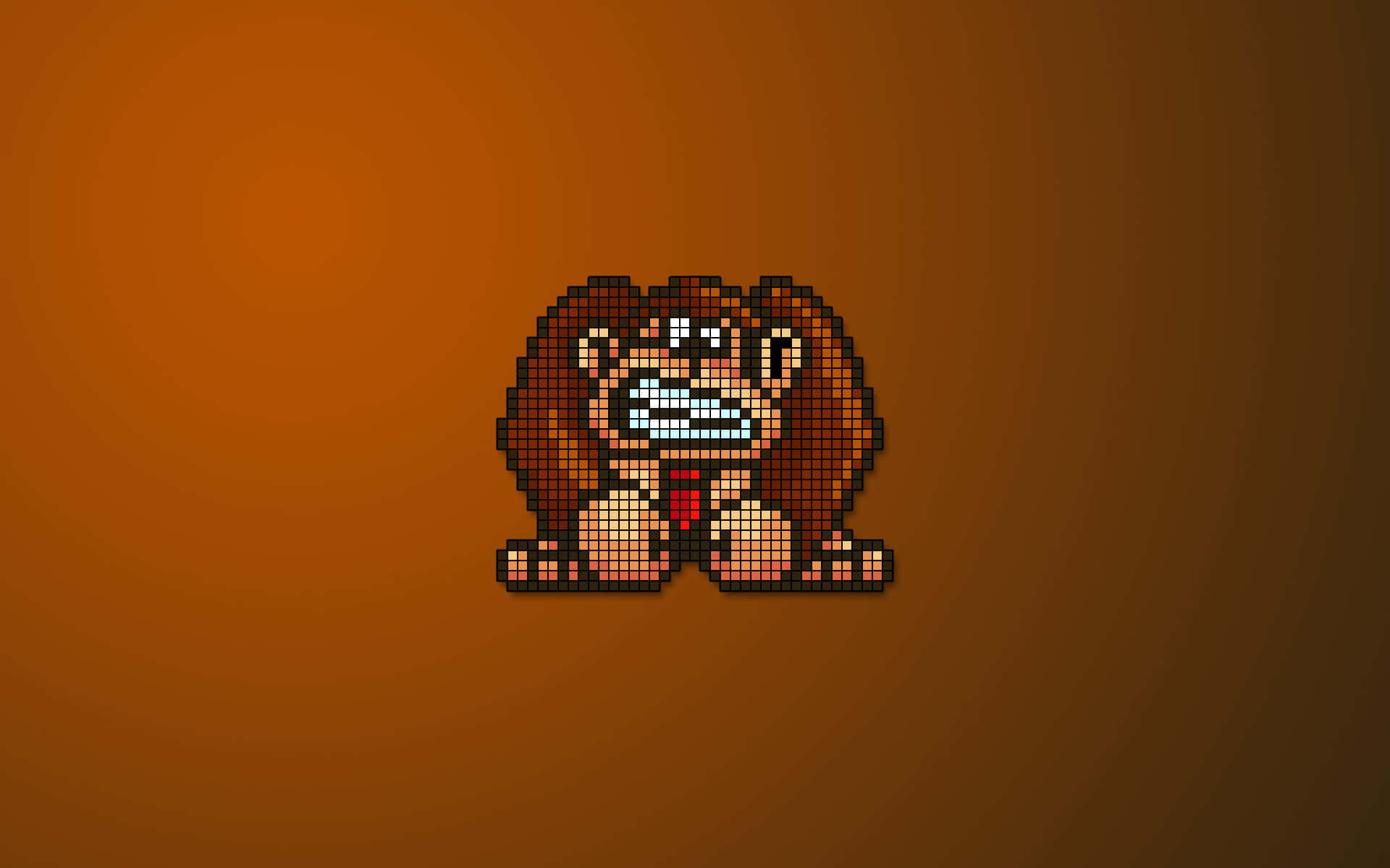 Donkey Kong Smashing Barrels In A Classic Arcade Game Background