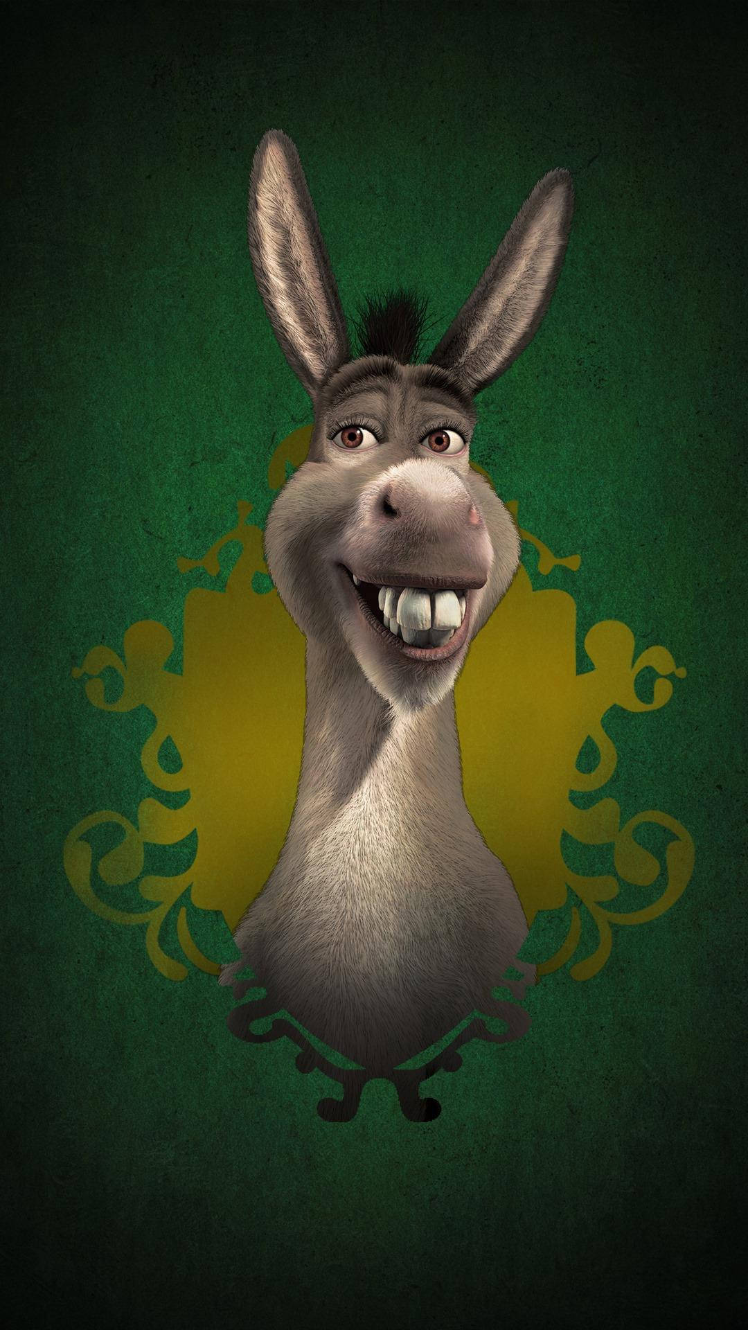 Donkey Poster From Shrek Background