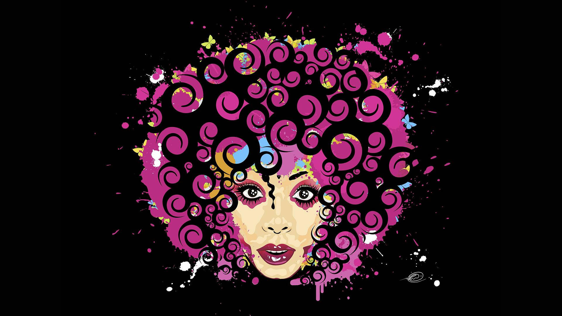 Donna Summer Creative Fan Art Background