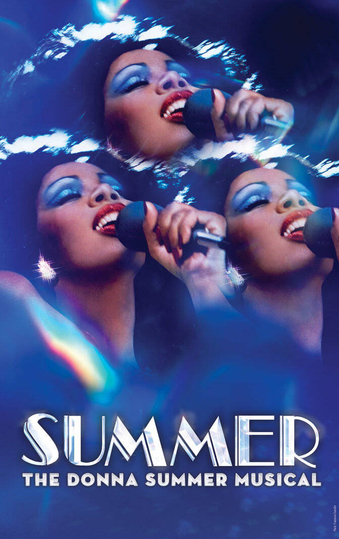 Donna Summer Musical Broadway Poster Background