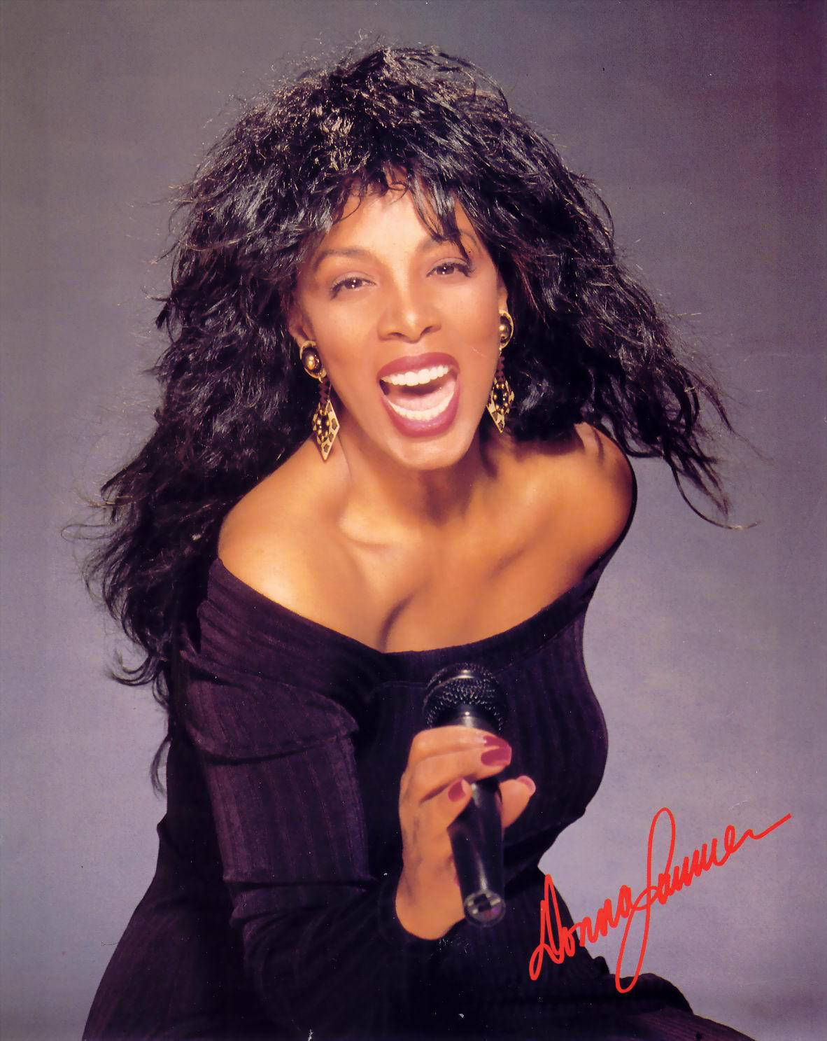 Donna Summer Queen Of Disco Autograph Sign