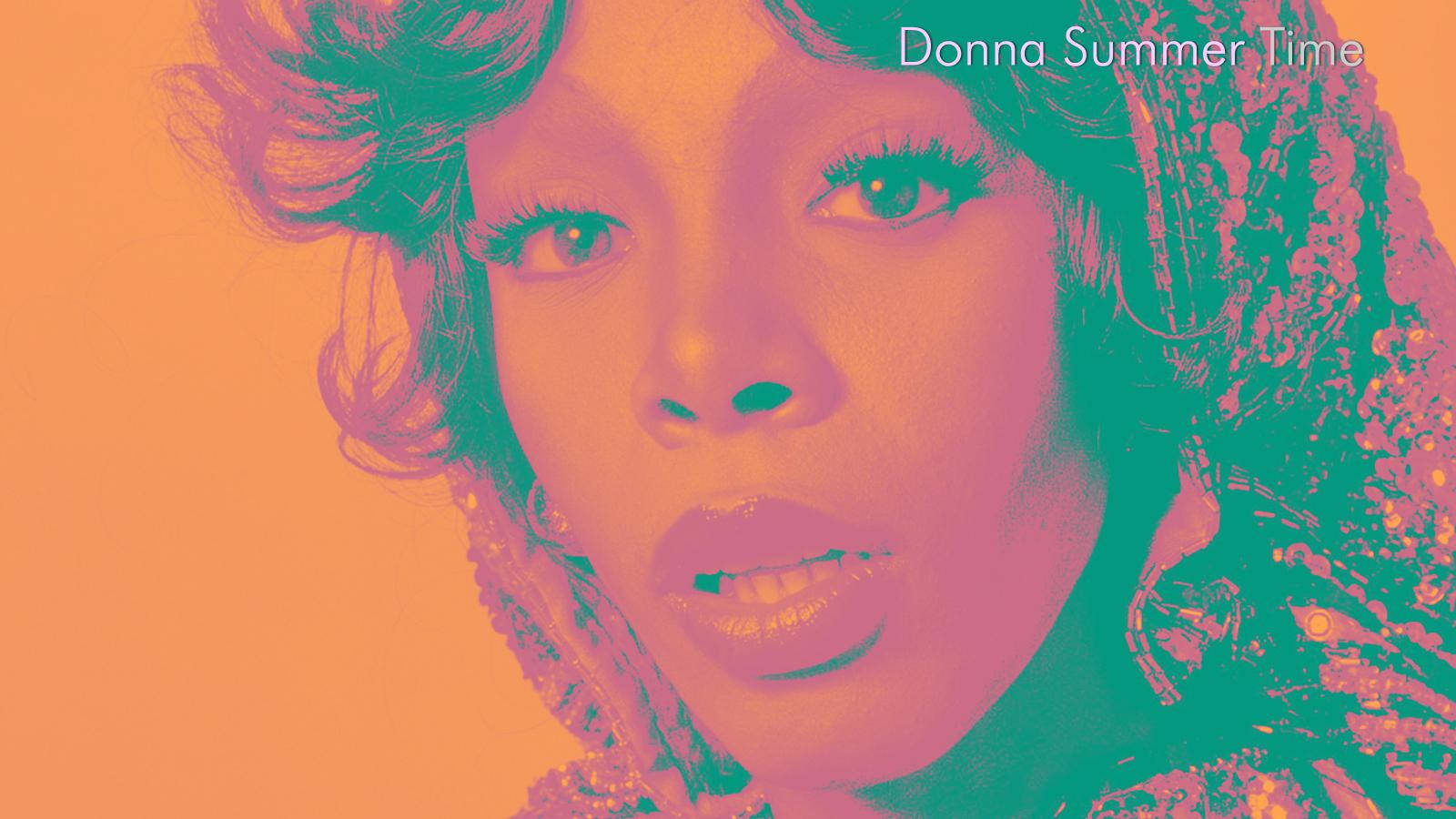 Donna Summer Retrowave Color Mix Fan Art