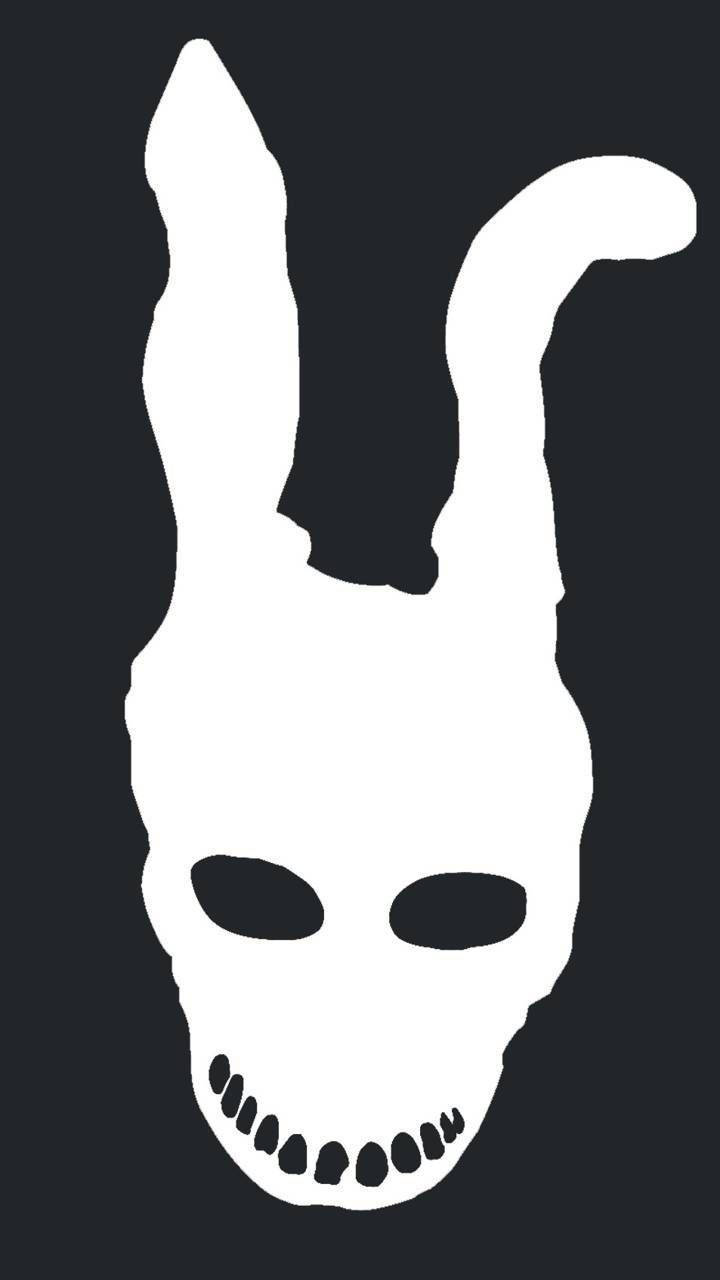 Donnie Darko White Skull Head Background