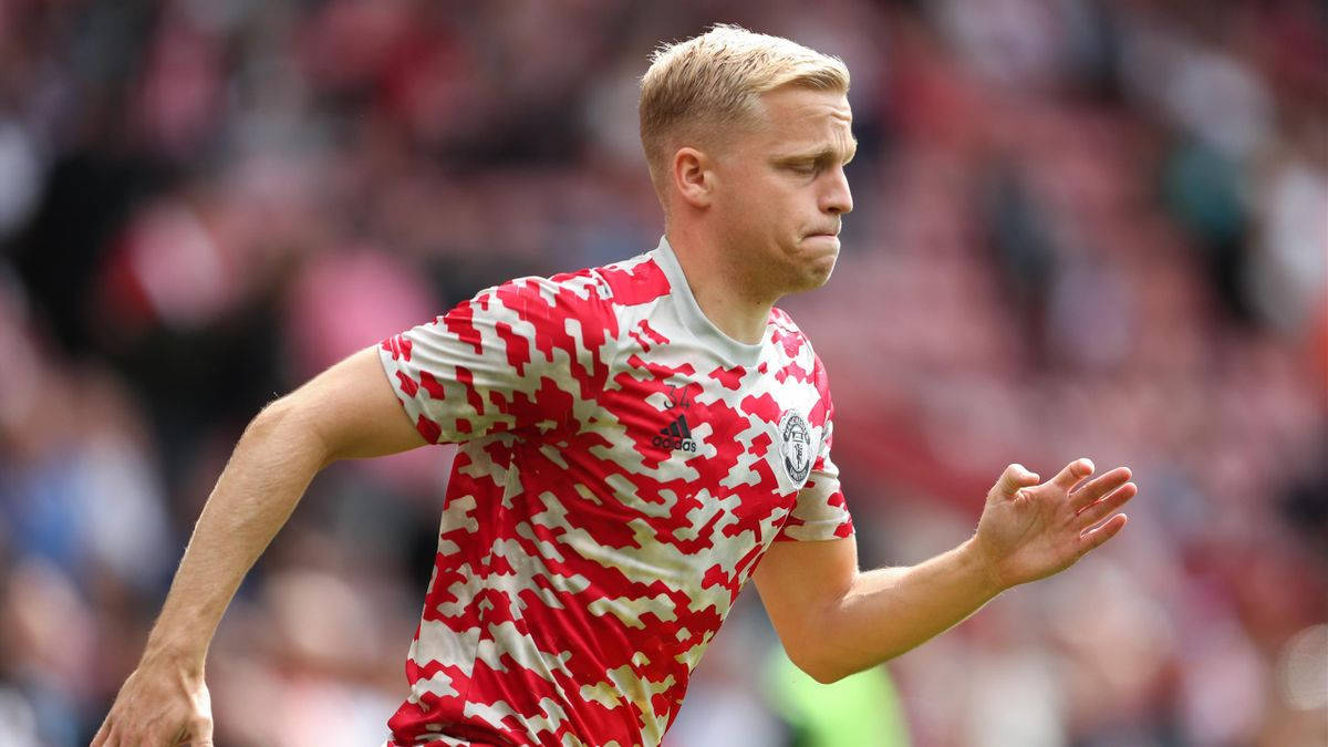 Donny Van De Beek Red White Jersey