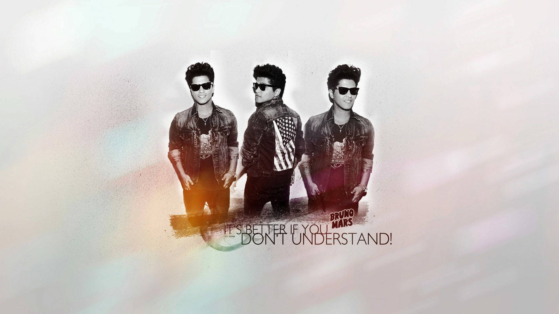 “don’t Be Scared To Be Different.” – Bruno Mars Background