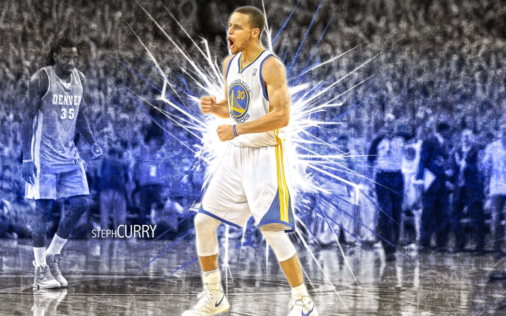 “don’t Mess With Stephen Curry, He Is Cool” Background
