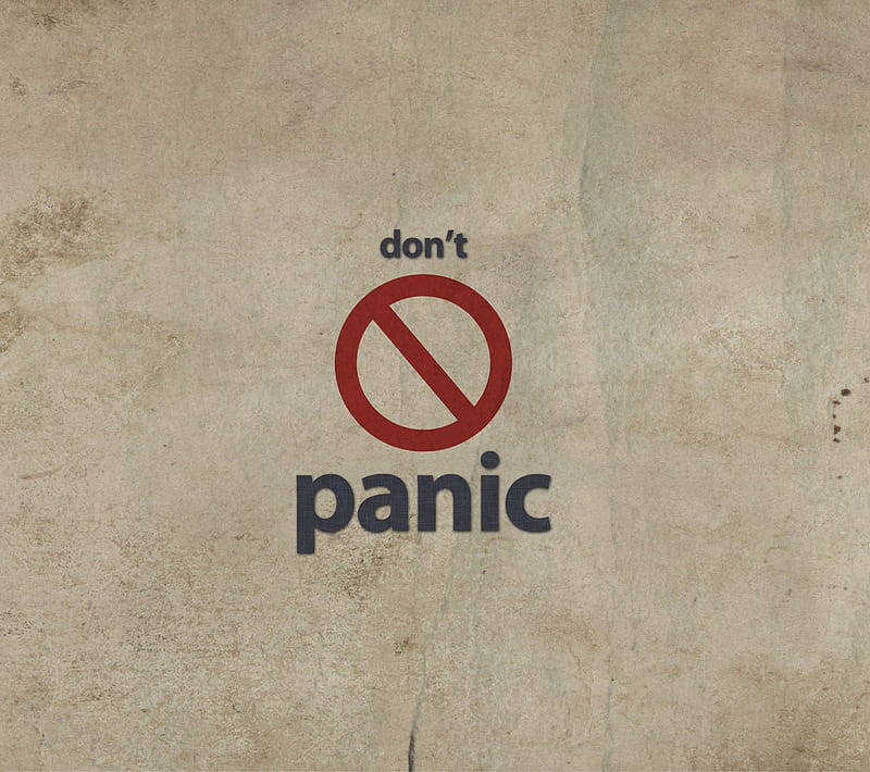 Don’t Panic Icon Background