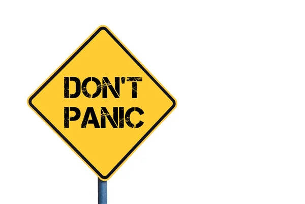 Don’t Panic Signpost Background