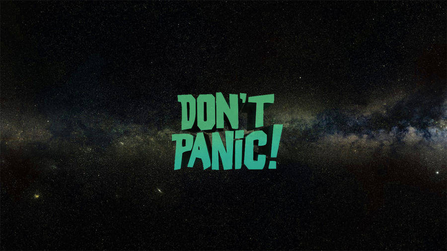 Don’t Panic! Starry Background Background