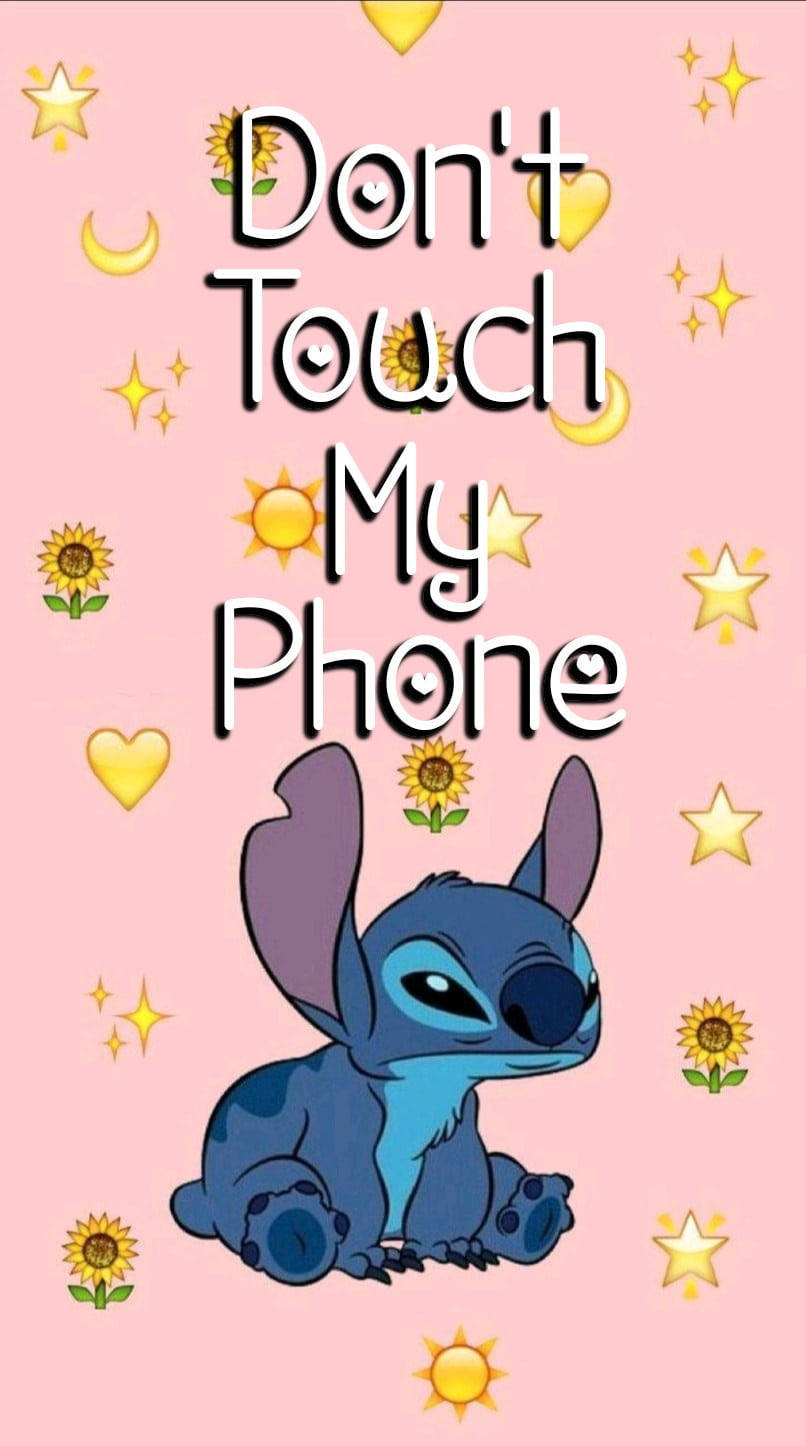 Don’t Touch Lilo And Stitch Iphone Background