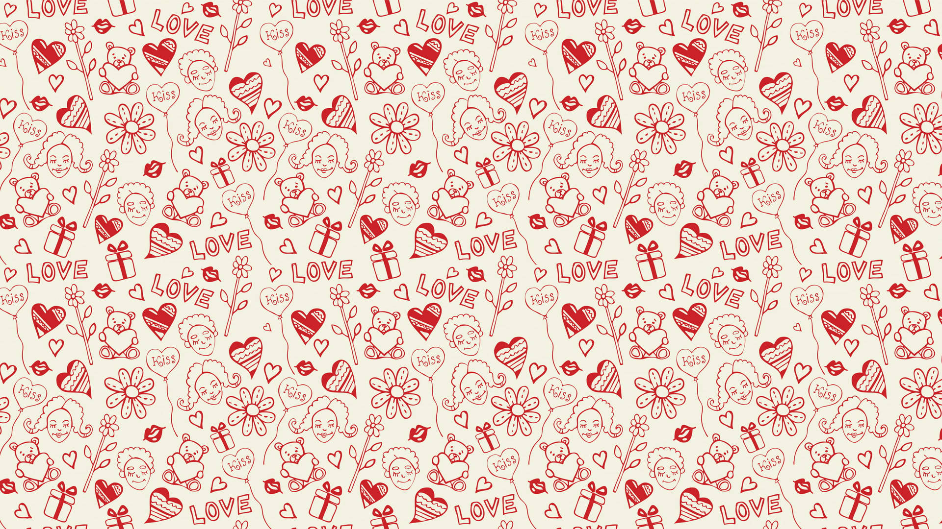 Doodle Art Love Heart