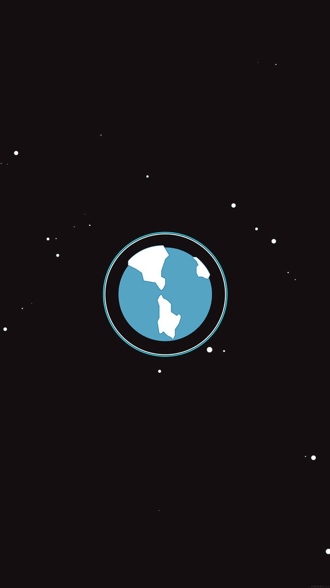 Doodle Earth Simple Iphone Background
