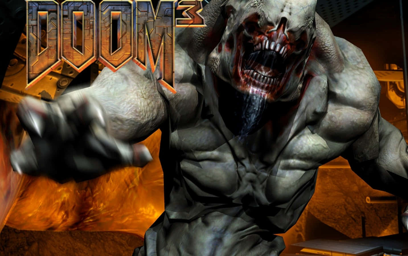 Doom 3 - Battle Through The Forces Of Hell Background