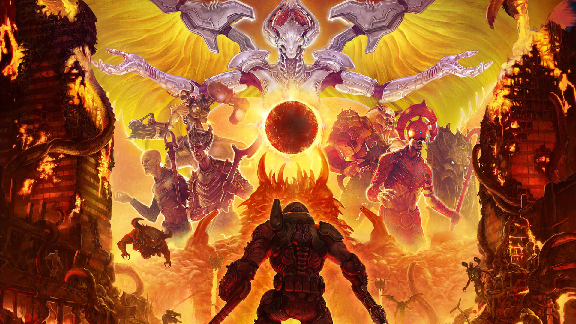 Doom Eternal 4k Khan Maykr In Hell