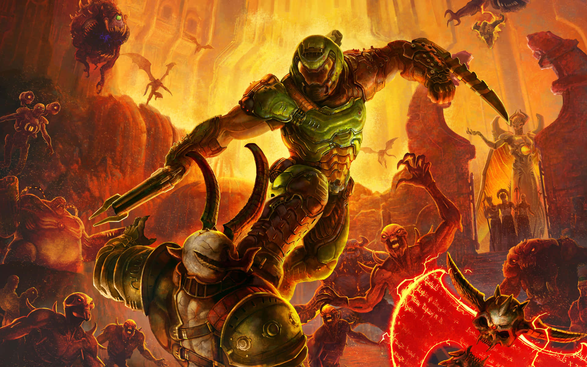 Doom Eternal 4k Slaying Hell Armies