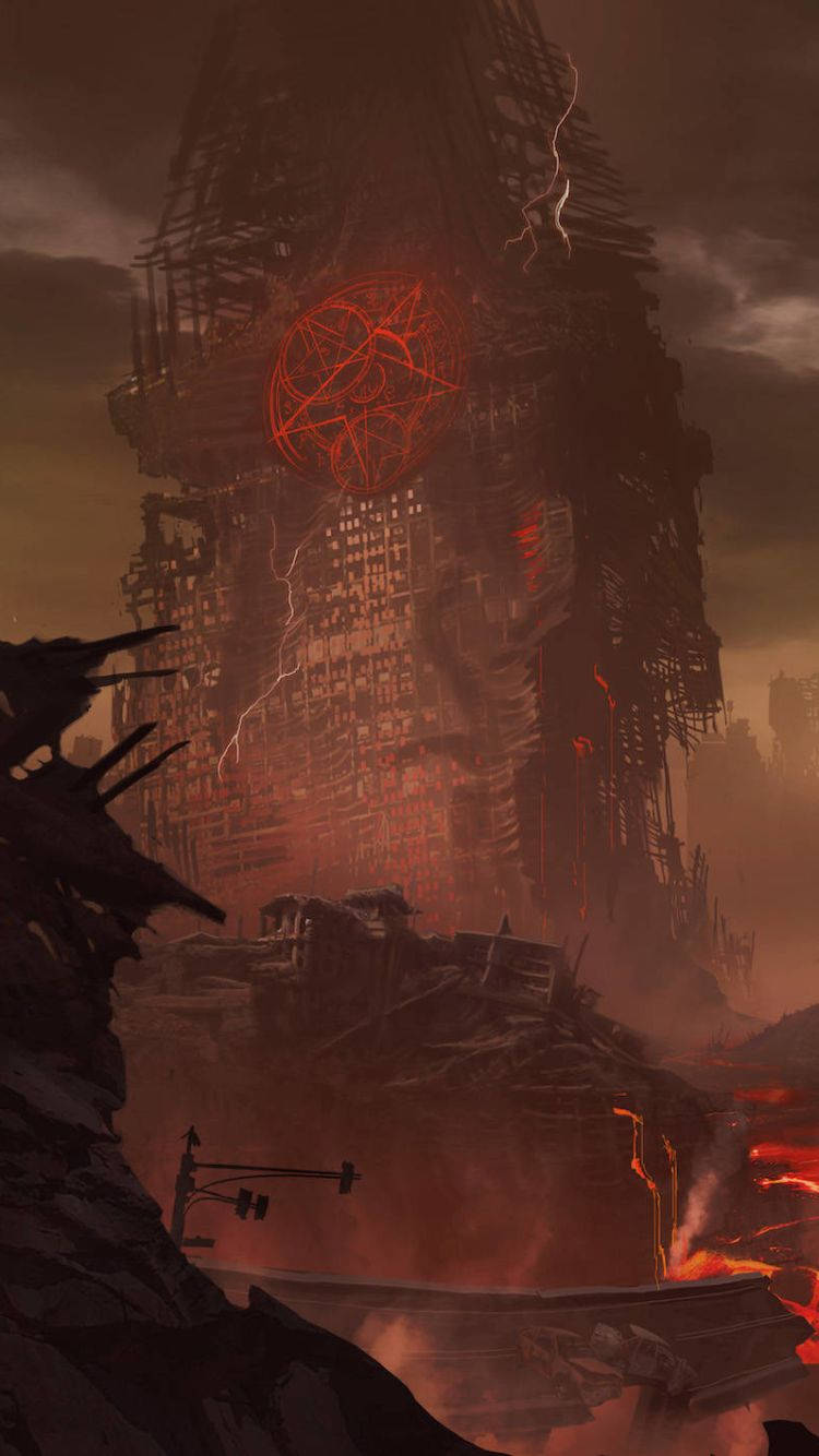 Doom Eternal Cgi Artwork Background