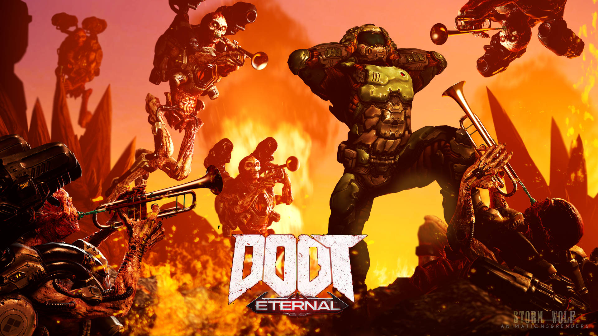 Doom Eternal Eternal Doot Background