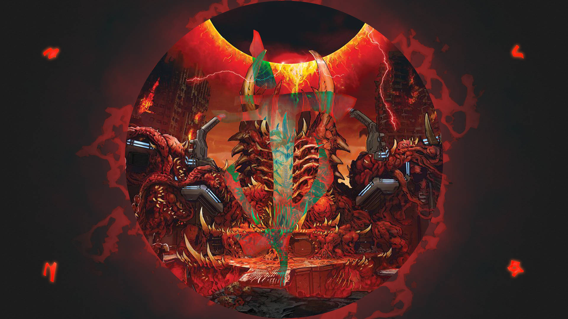 Doom Eternal Super Gore Concept Art Background
