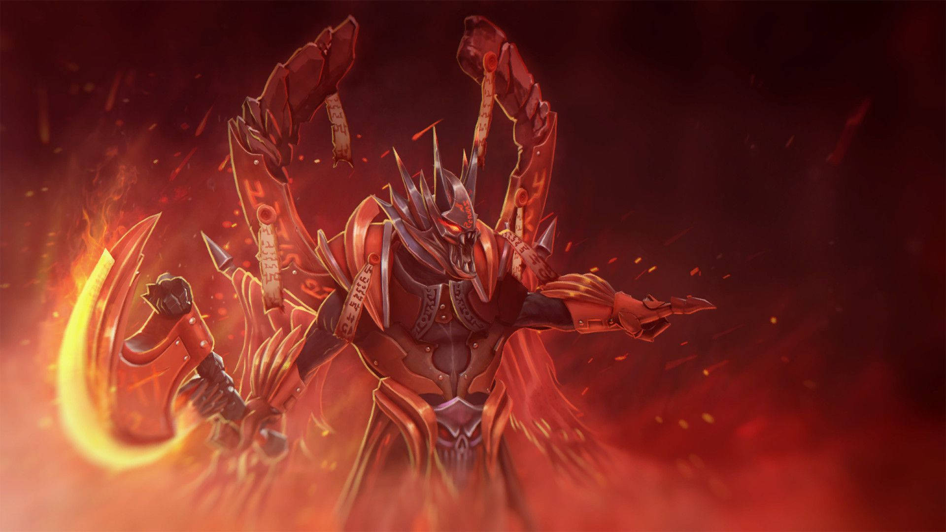 Doom Eternal Villain Concept Art Background